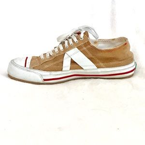 PF Flyers Leather and suede sneaker